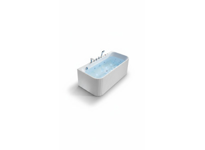 Badewanne Whirlpool Massagedüsen Led Ergonomisch Entspannung Wanne