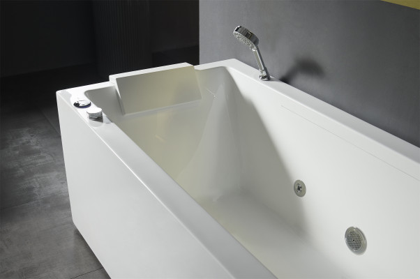 Luxus Indoor Whirlpool Badewanne Whirlwanne Home Spa Weiß Wanne Relax