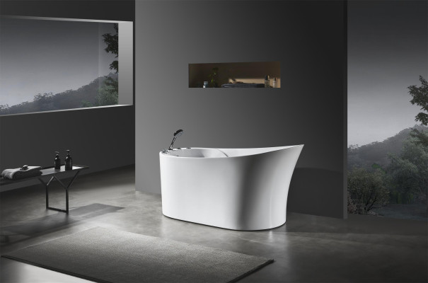 Whirlpool Oval Wanne Home Spa Indoor Badewanne Whirlwanne