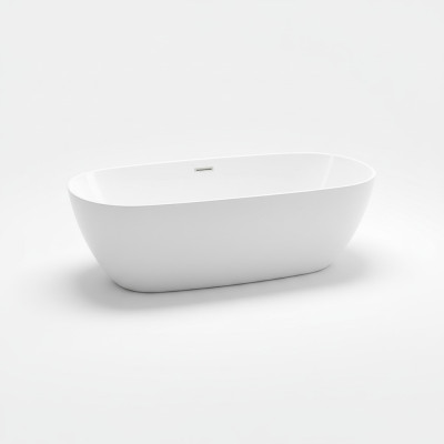 Standbadewanne Badezimmer Acryl Badewanne Wanne Freistehende Weiß