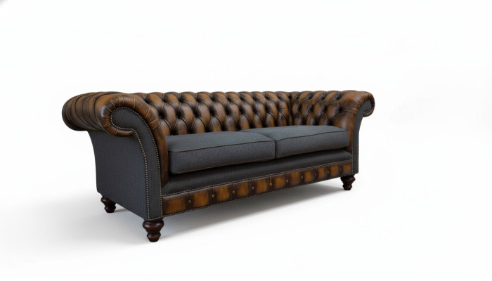 Dreisitzer Luxus 3 Sitzer Couch Polster Klassisch Sitz Wohnzimmer Möbel