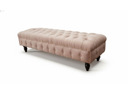 Fußhocker Hocker Polsterhocker Sitzhocker Ottomane Chesterfield