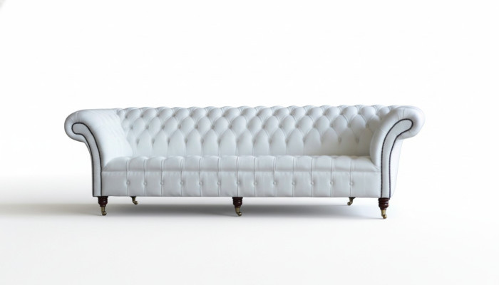 Chesterfield 4 Sitzer Wohnzimmer Englisches Design Couchen Sofa Möbel Neu