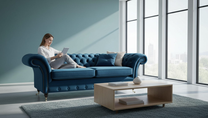 Luxus Polster Sofa Dreisitzer Couch Wohnzimmer Sitzpolster Couchen Neu