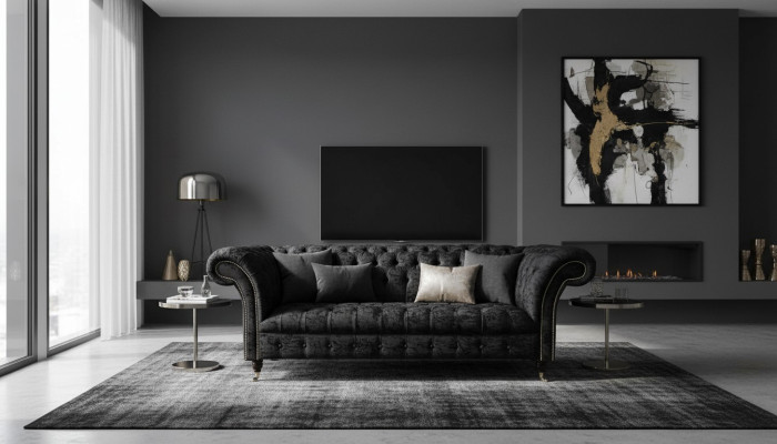 Sofa Luxus Textil Chesterfield Couch Sofas Polster Zweisitzer Couchen