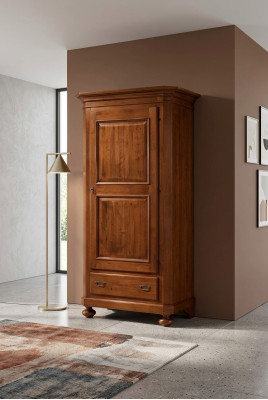 Schlafzimmer Holz Schrank Garderobe Möbel Design Kleiderschrank Braun