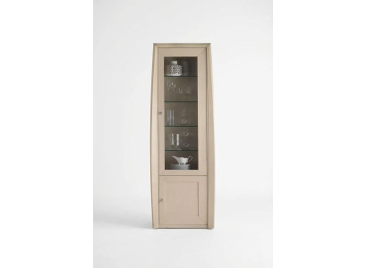 Vitrine Italienische Möbel Wohnzimmer Schrank Glasvitrine Schränke Neu