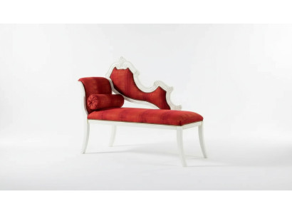 Roter Chaiselongue Klassische Möbel Wohnzimmermöbel Designer Liege