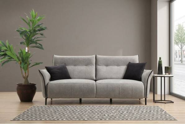 Luxus Dreisitzer Sofa Couch Designer Modern Polster Textil Neu Möbel