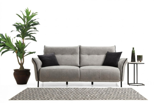 Luxus Dreisitzer Sofa Couch Designer Modern Polster Textil Neu Möbel