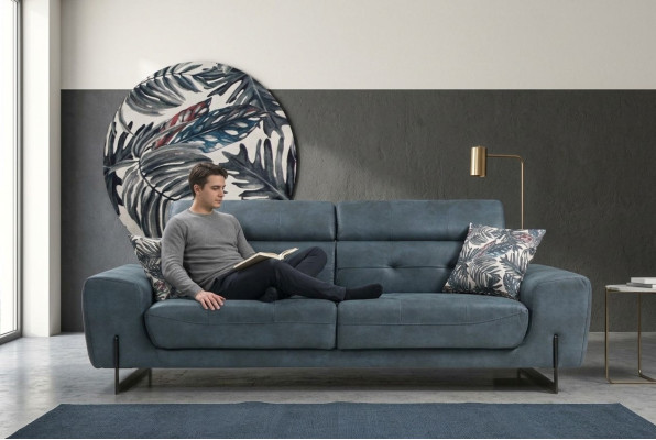 Dreisitzer Sofa Couch Designer Möbel Wohnzimmer Modern Sitzmöbel Neu