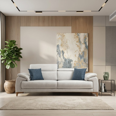 Dreisitzer Sofa Couch Wohnzimmer Luxus Polstersofa Design Modern Möbel Neu
