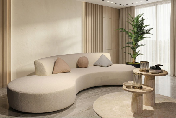 Design Wohnzimmer Set Sofa Viersitzer mit 2x Couchtische Luxus Möbel