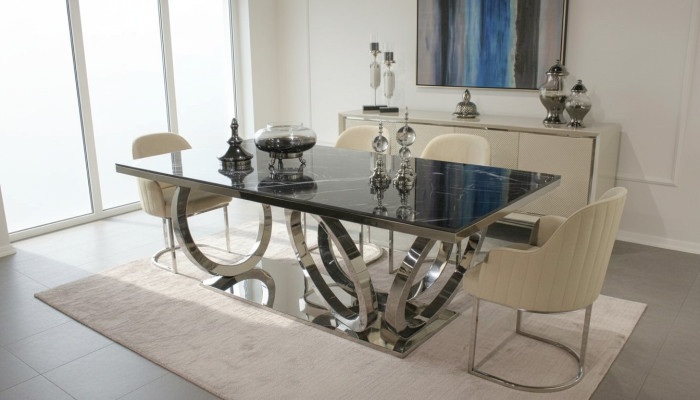 Modern Einrichtung Set Luxus Möbel Esstisch Neu 4х Stühle Design Sideboard