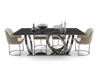 Modern Einrichtung Set Luxus Möbel Esstisch Neu 4х Stühle Design Sideboard