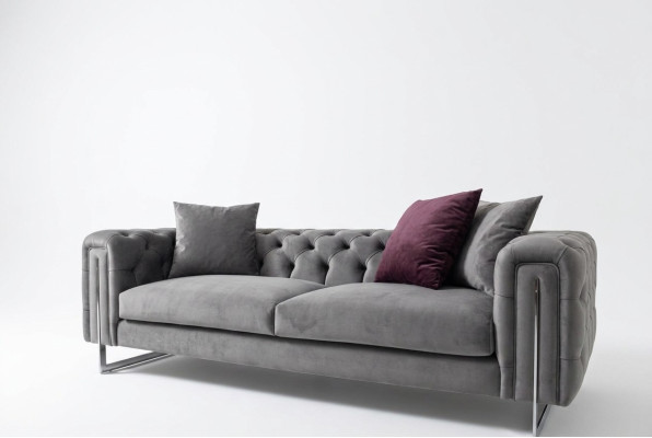 Sofa Dreisitzer Modern Wohnzimmer Möbel Luxus Einrichtung Design