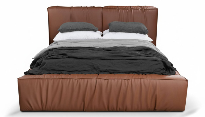 Betten Hotel Kunstleder 180x200cm Luxus Möbel Design Polsterbett Bett