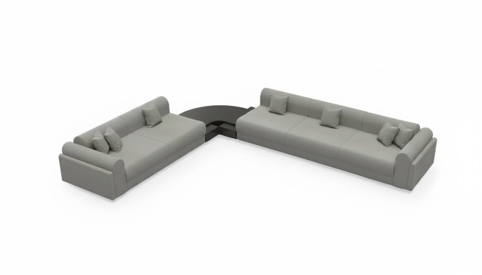 Ecksofa L-Form Textil Eckcouch Sofa Polster Premium Couch Couchen Möbel