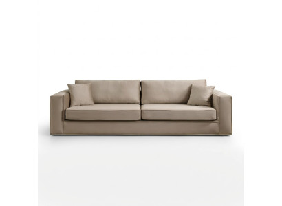 Design Möbel Modern Sofa 3 Sitzer Wohnzimmer Luxus beige 235cm Sofas