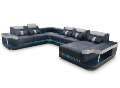 Luxus Couch Polster Möbel Wohnlandschaft Couchen Polster Ecksofa Eckgarnitur