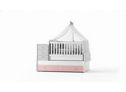 Stilvolles Kinderbett für Baby Mehrfarbig Perfekte Möbel für Ihr Kinderzimmer удаление