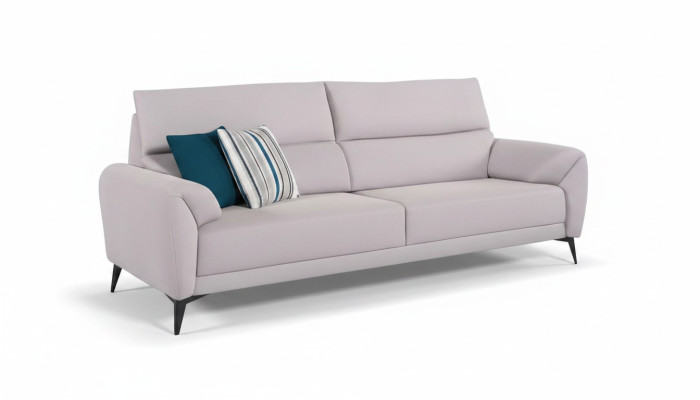  Weißes Polstersofa Designer Couchen Stoffsofas Wohnzimmer Sitzmöbel