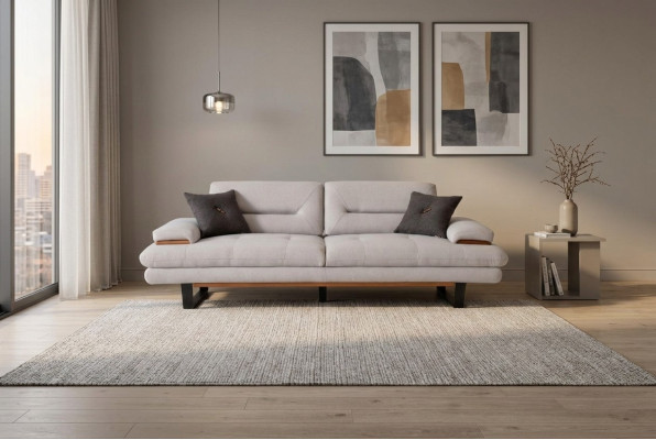Luxus Sofa 3 Sitzer Möbel Wohnzimmer Designer 238cm Couchen Sofas