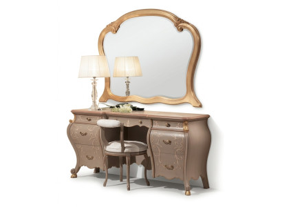 Schminktisch Set Konsole Spiegel Schlafzimmer Möbel Design Set