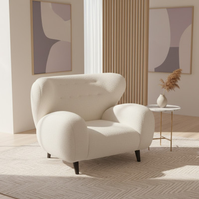Stilvolle modern Sessel Weiß Sessel Fernseh Couch 1 Sitzer Sofa Textil