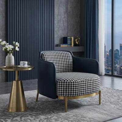 Stilvolle Mehrfarbig Sessel modern Sessel Fernseh Couch Textil Sessel