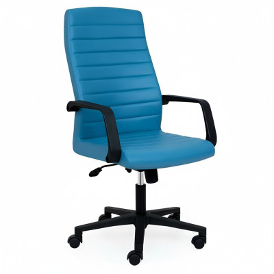 Luxus Kunstleder Bürostuhl Gaming Stuhl Bürostuhl Neu Drehstuhl Blau neu