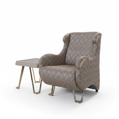 Tauper Designer Sessel Luxus Polstermöbel Wohnzimmer Einsitzer Modern