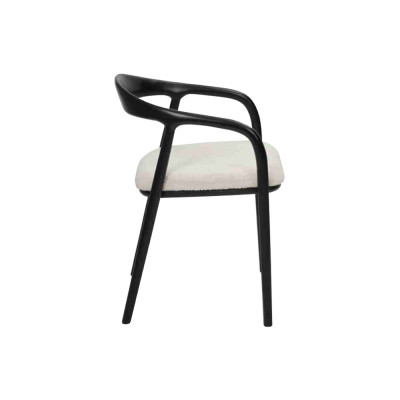 Schwarz-Weiße Esszimmer Stühle Luxuriöse Küchen Sitz Möbel Metallstühle