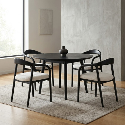 Stilvoll Edelstahl 4x Stühle Esszimmer Schwarz Modern Stuhl Designer Metall