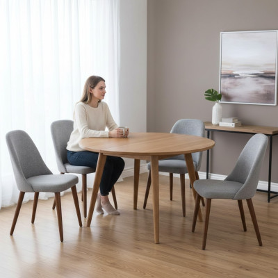 Stuhl Designer 4x Stühle Holzstuhl Esszimmerstuhl Luxus Holz Neu Möbel Neu