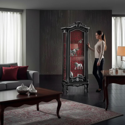 Design Anrichte Italienische Möbel Vitrine Designer Luxus Holz Schrank