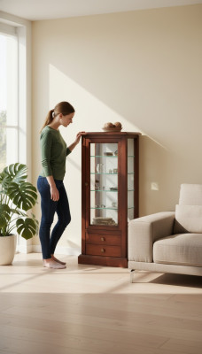 Wohnzimmer Vitrine Schrank Regal Anrichte Klassische Möbel Regale Neu