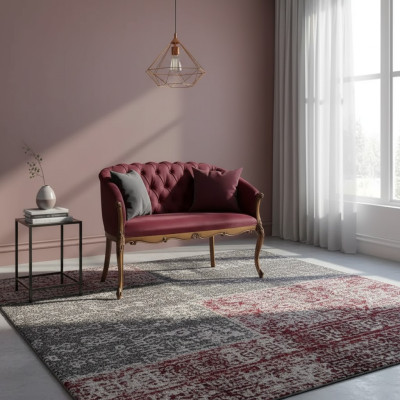 Design Chesterfield Sofa 2 Sitzer Couch Luxus Klassische Textil Sofas