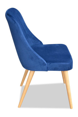 Esszimmer Stühle Stoff Stuhl Sitz Polster Holzstuhl Grün Holz Modern Neu
