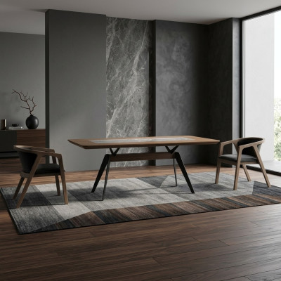 Luxus Komplett Esszimmer Esstisch 4x Stühle Einrichtung Modern Design