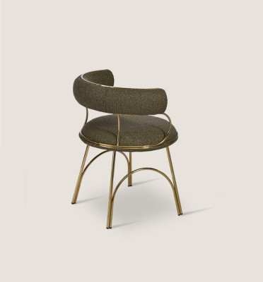 Designer Grüner Esszimmerstuhl Luxus Einsitzer Moderne Esszimmer Möbel