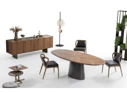 Luxus Esszimmer Set Esstisch mit Modernen Designen 6x Stuhle mit  2x Couchtische