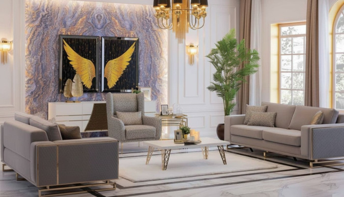 Modernen Sofagarnitur 3+2+1 Sitzer Couchen Möbel Luxus Designen Sofa
