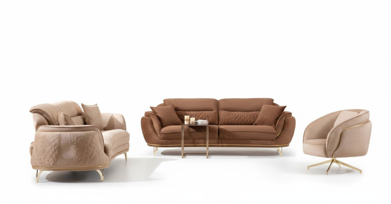 Sofagarnitur 3 2 1 Sitzer Set Design Sofa Polster Couchen Modern Luxus
