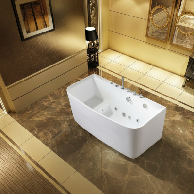 Whirlpool Badewanne Badewanne für Badezimmer Whirlwanne für 1 Personen