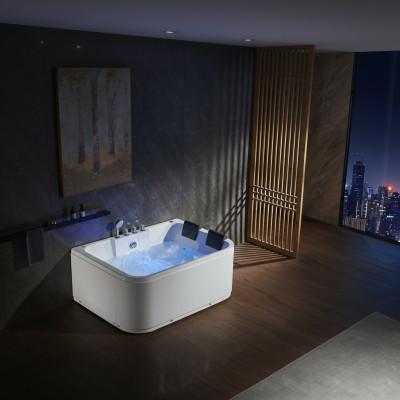 Whirlpool Massagedüsen Badewanne Doppelte Wanne Eckbadewanne Wanne 2 Personen