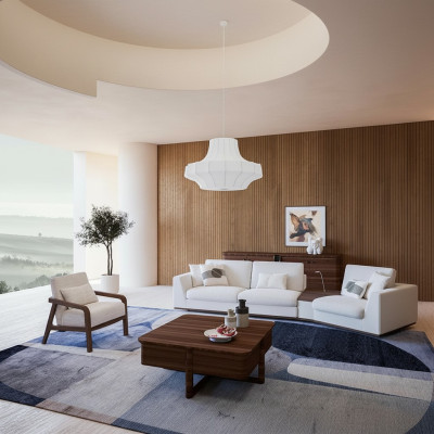 Luxus Sofagarnitur Komplett Dreisitzer Sofa Polstermöbel Sessel Einrichtung