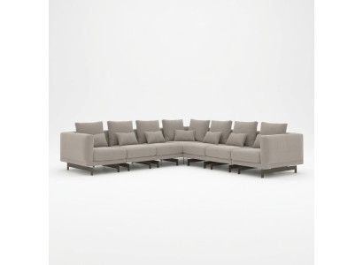 Designer Polstermöbel Ecksofa L-Form Einrichtung Garnitur Polster Textil Neu
