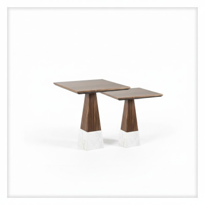 2x Beisteltisch Komplett Tische Wohnzimmer Set Design Kaffeetisch Neu