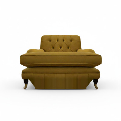 Sessel Neu Stoff Textil Möbel Sitz Polstermöbel Einrichtung Couch Chesterfield